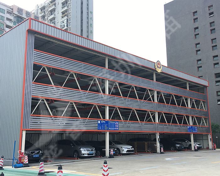 福田福民消防大隊(duì)立體車庫(kù)鋼結(jié)構(gòu)工程